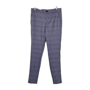 Jack & Jones Marco Mens 32x32 Plaid Chipmunk Chino Trousers Slim Fit Stretch NWT
